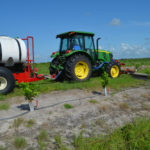 Airtec Citrus Tractor Mount Herbicide Boom with 1000 Gallon Tank